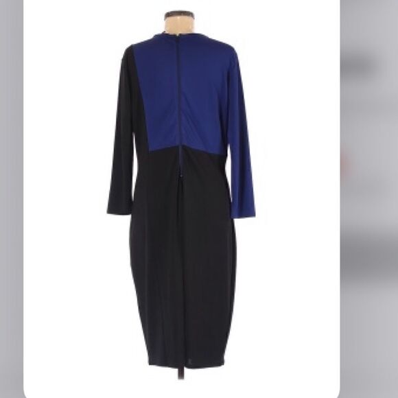 Narciso Rodriguez Design Nation blue black dress (E1) - Picture 2 of 12